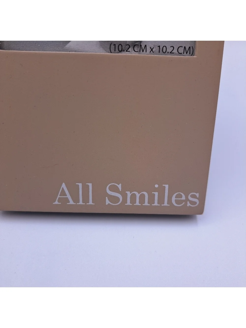 Neutral 'All Smiles' Photo Frame 4x4 Image